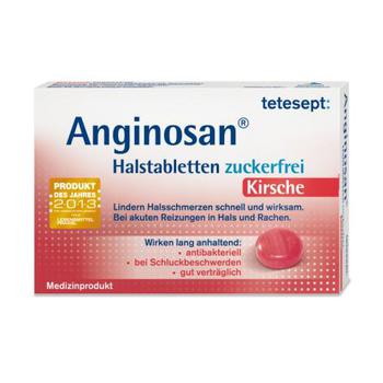 TETESEPT Anginosan Halstabletten zuckerfrei Kirsch