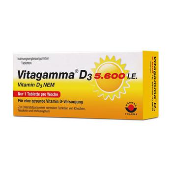 VITAGAMMA D3 5.600 I.E .Vitamin D3 NEM Tabletten