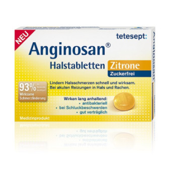 TETESEPT Anginosan Halstabletten zuckerfrei Zitro.