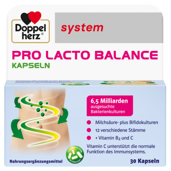 DOPPELHERZ Pro Lacto Balance system Kapseln