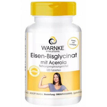 EISEN-BISGLYCINAT mit Acerola Tabletten