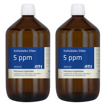 Kolloidales Silber (Silberwasser) 5 ppm